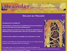 Tablet Screenshot of meander-voetreflex.nl